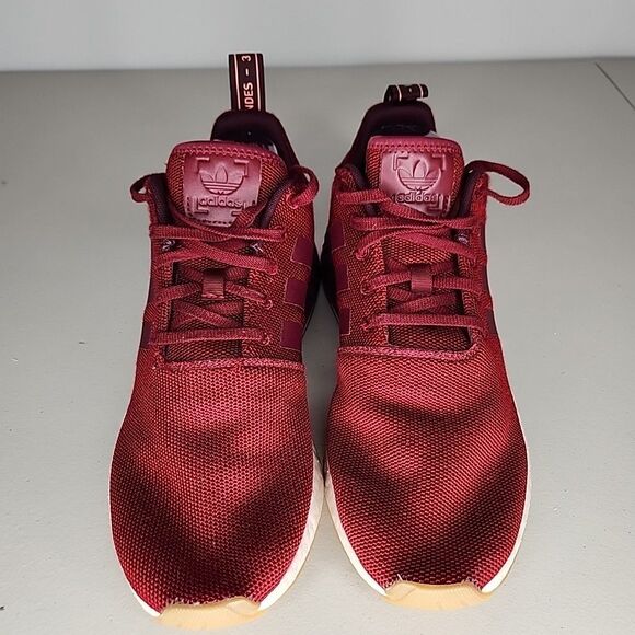 adidas NMD R2 Collegiate Athletic Shoes Sneakers Burgundy 2018 Men's Size 10 - Picture 4 of 9